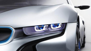 Illustration for article titled First look at BMW's new laser headlights
